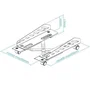 Tooq Soporte Metálico para CPU UMCS0024-B con Ruedas